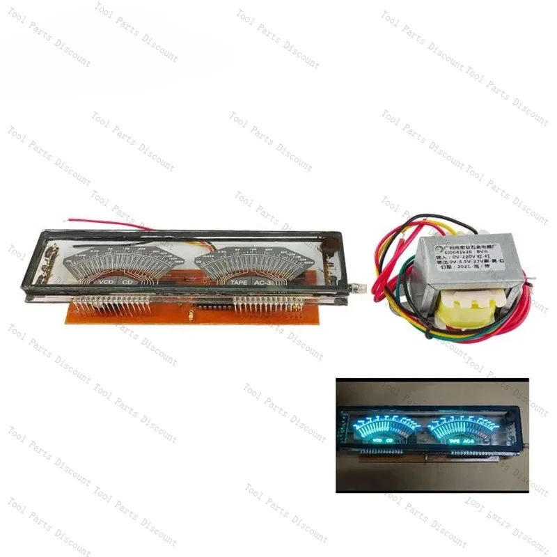 NEW Single Channel Dual Meter Audio Frequency Displayvacuum Fluorescent VFD Display VU