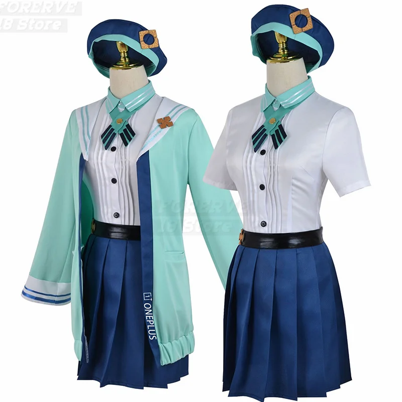 Cosplay Costume Genshin Sucrose Impact Yuanshen Model with Hat Oneplus Cos Joint Sucrose Jk Uniforms Game Women Cute Suit