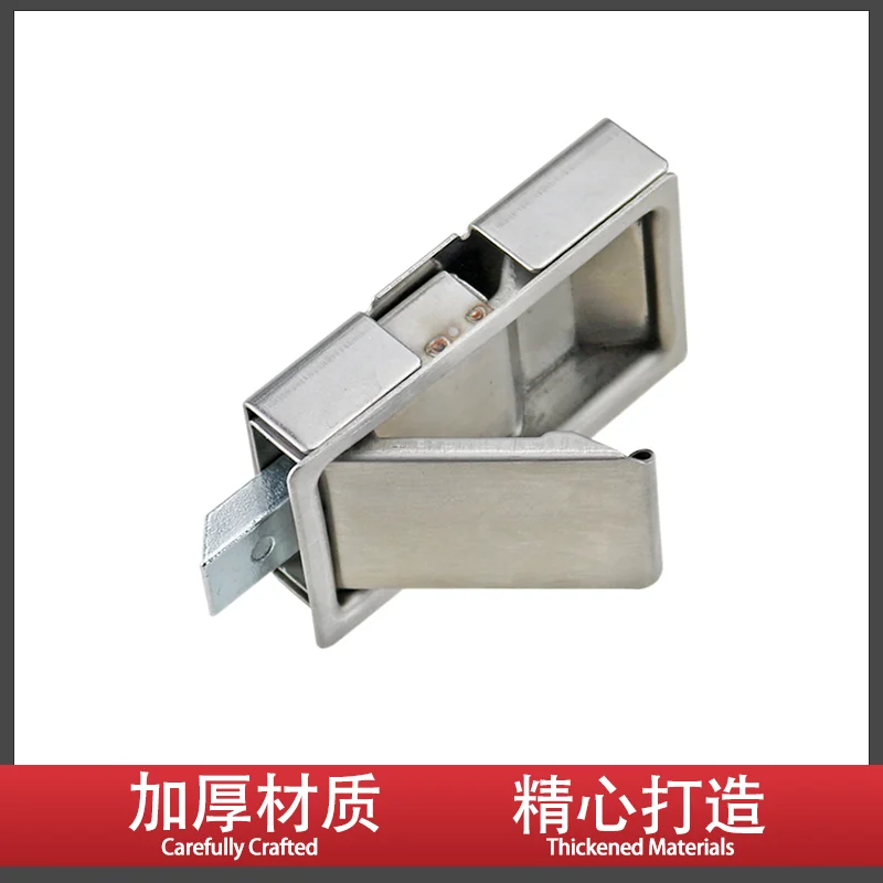 Stainless Steel Flat Spring Lock Industrial Electrical Automation Equipment Distribution Box Cabinet Toolbox Pull Panel Lock