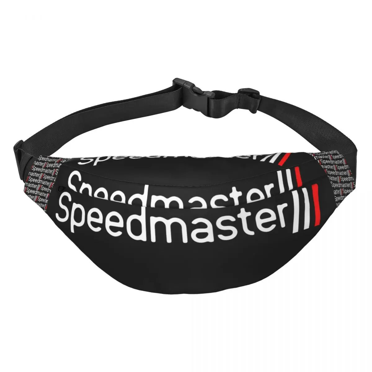 

Speedmaster Logo Unisex Waist Bag Multifunction Sling Crossbody Bags Chest Bags Short Trip Waist Pack