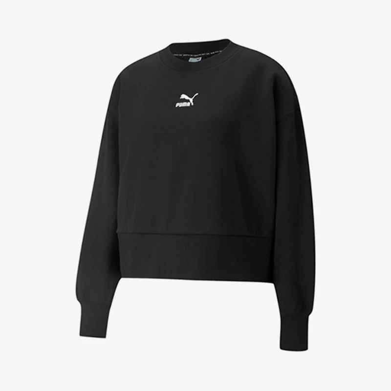 Женский спортивный пуловер Puma Genuine Classics с круглым вырезом 534370-01