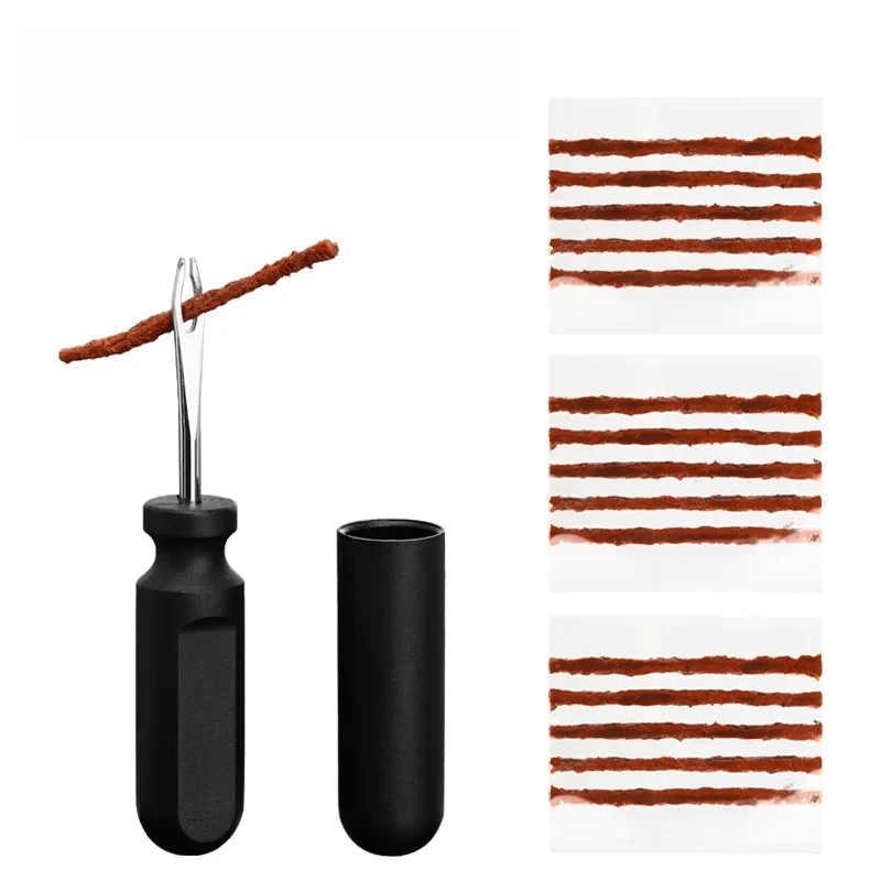 Fahrrad Tubeless Reifen Reparatur Kit Kleber-Freie Gummistreifen Tragbare Dringende Fix Fahrrad Reifen Reparatur Werkzeug Set