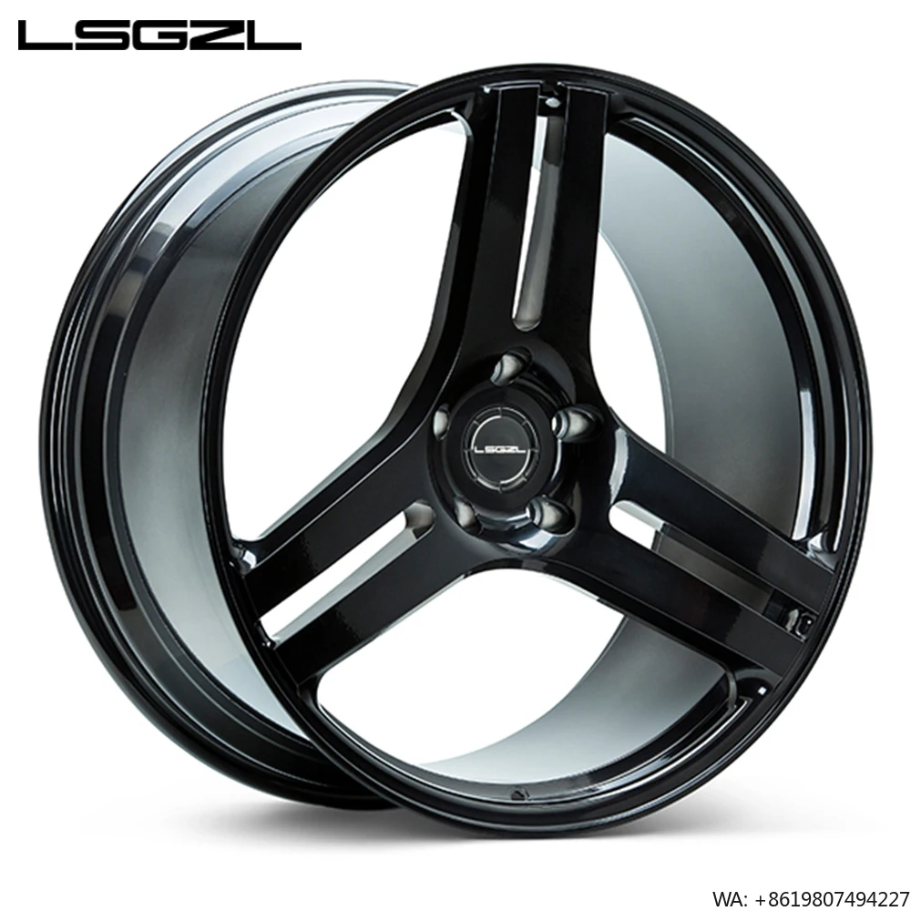 Rines de Aleación Forjada Personalizados de 17-24 Pulgadas, 5x127, 4x100, 5 Orificios, 5x108/112/114.3/120, para Autos, Rines Negros de 15-26 Pulgadas
