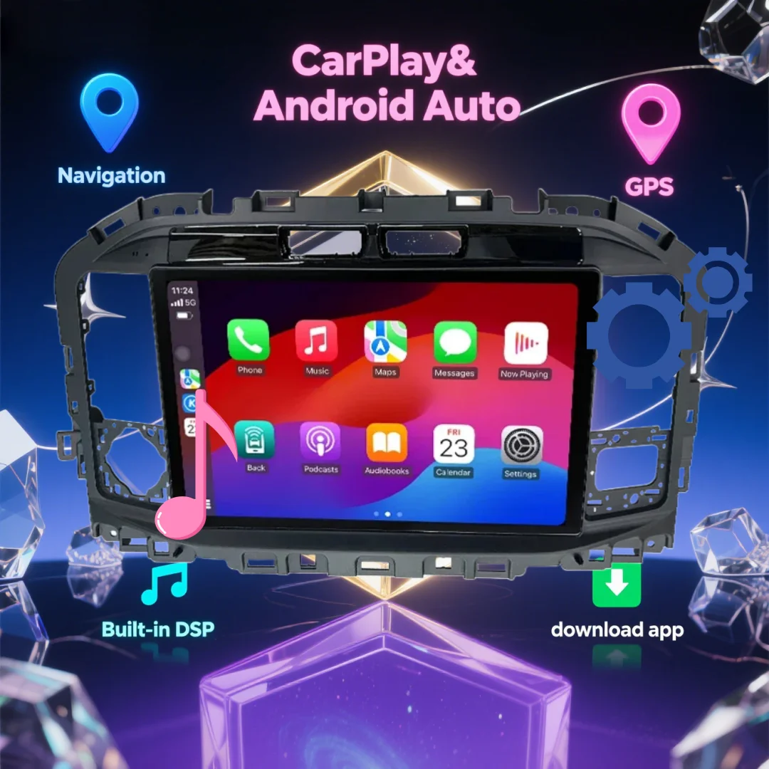 

13,1-дюймовый беспроводной радиоприемник CarPlay Android 13 для Ford F150 2021-2025, мультимедийный плеер, GPS-навигация, радиолента, головное устройство