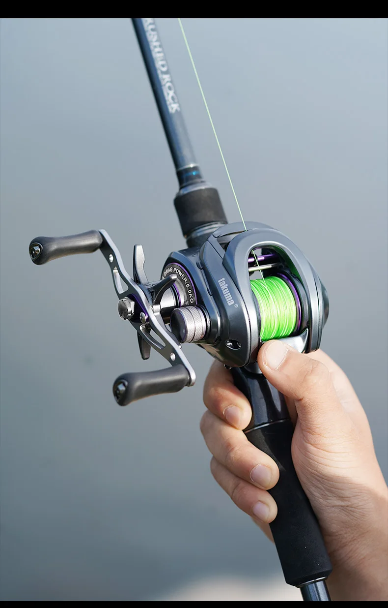 Takuma P1DC DC Casting Reel – Selbstaufladende Technologie, 6+1 Kugellager & 5 kg Bremskraft | Intelligente Bremse für Allzweck-Langwurf-Köderfischen – Detail 12