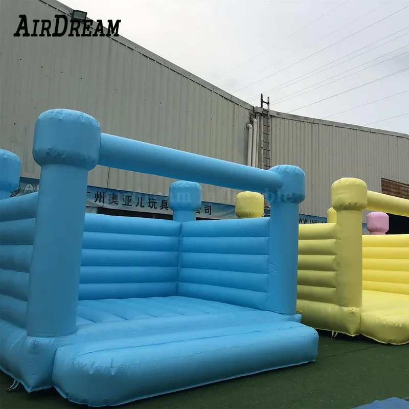 Commercial blue inflatable wedding bouncer bridal bounce house full PVC wedding tent inflatable jumping bouncy castle