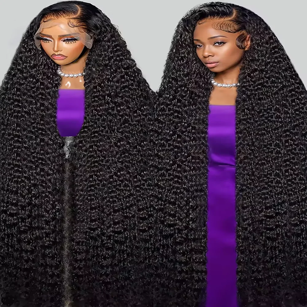 

42 Inch Deep Wave 13x6 Lace Front Human Hair Wig 200% Remy Curly 360Full Lace Frontal Wig 13x4Frontal Human Hair For Black Women