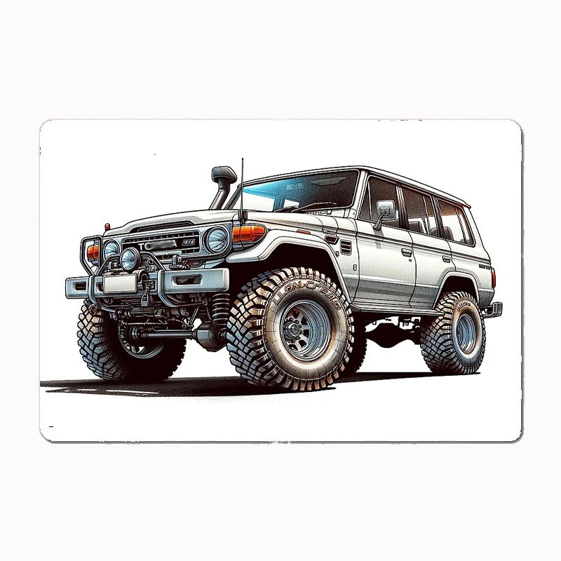 To Landcruiser 2 Player Posters Metal Sign Custom Tin Wall Decor Club Garage Drawing Room Decor Vintage Home Decor