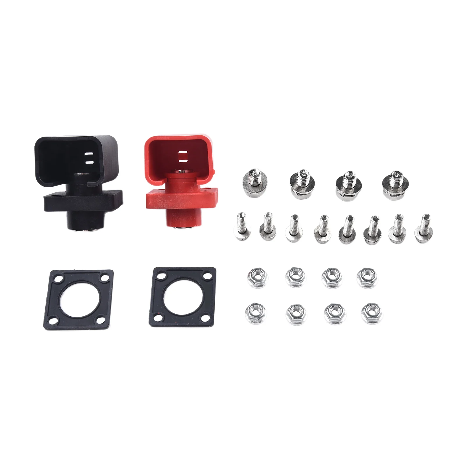 2X 100A Pure Copper Terminal Block for Energy Storage Inverters and Battery Disconnect Applications UL V0 Flame Retardant
