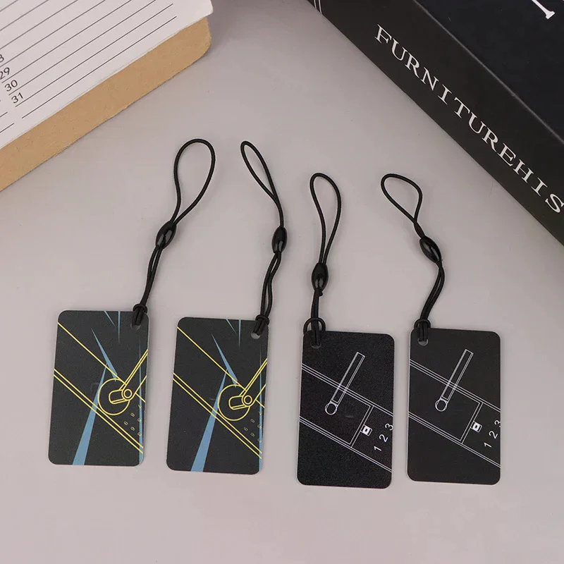 Para fechadura de porta inteligente com cartão chave de hotel, 10 peças, cartão inteligente em branco, 13.56mhz, 125khz, cartão ic para fechadura inteligente com impressão digital