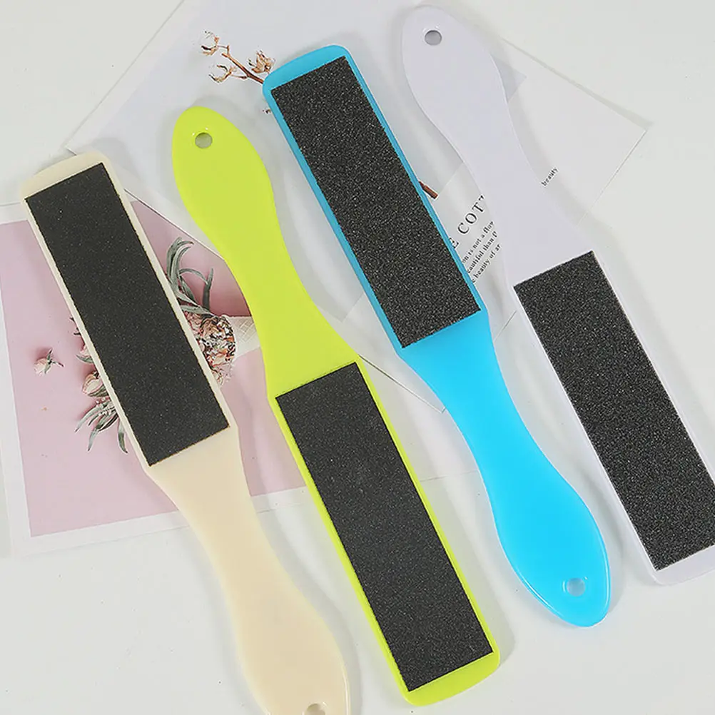 

Double Sided Foot File Callus Remover Exfoliating Trimmer H held Scrubber Safe Tool Coarse paper Durable Ergonomic