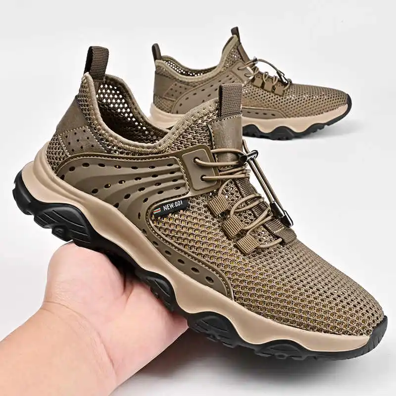 

Round Toe Camp Sneakers For Men 46 Walking Men's Shoes Beige High White Boots Sport Link Vip Retro High-end Top Quality