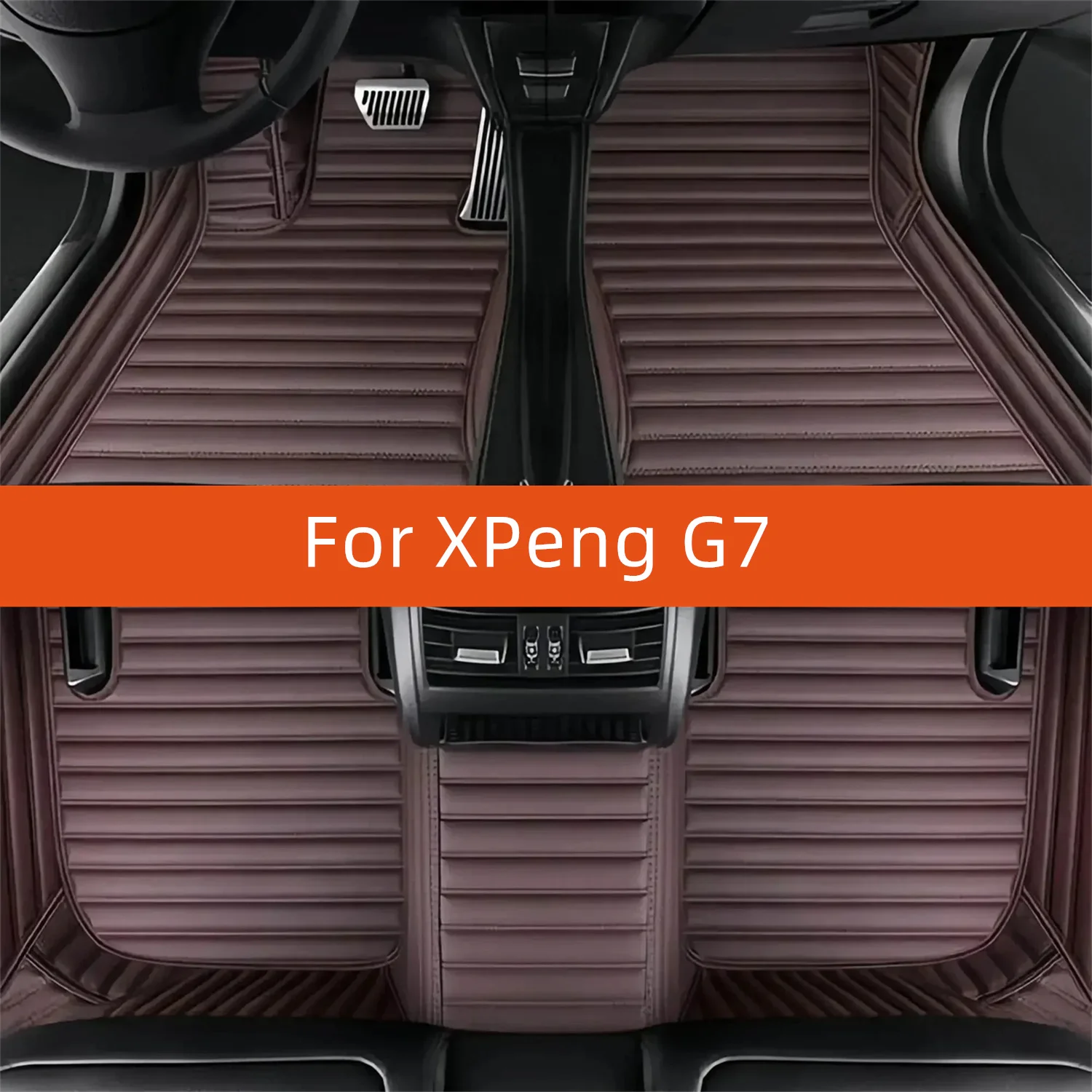 

Custom Leather Car Floor Mat For XPeng G7 2025 2026 2027 Car Mat Interior Accessories