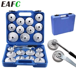 EAFC 23 Pcs/Set Car Oil Filter Cap Removal Wrench Socket Set 1/2