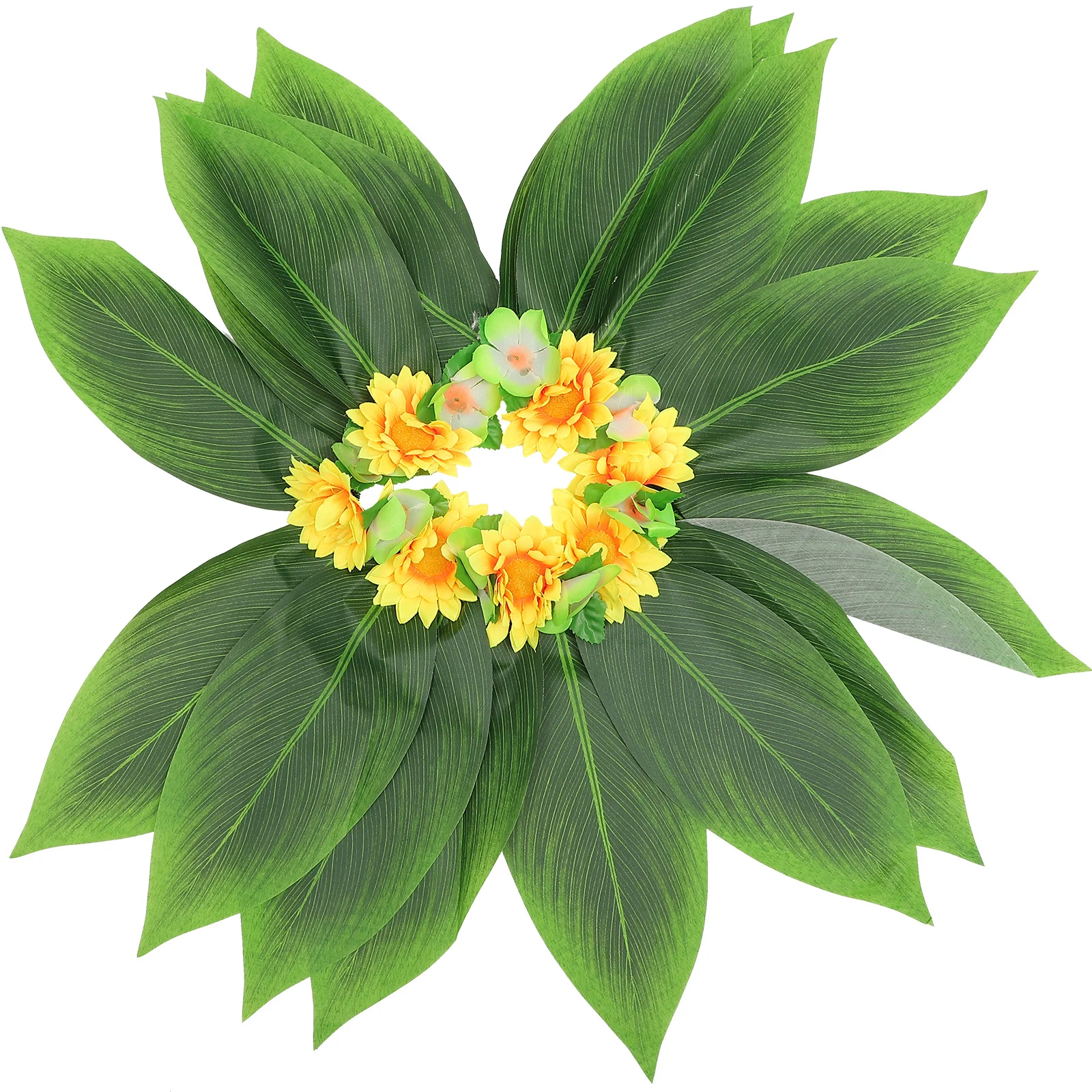 

Юбка хула для Гавайской вечеринки, легкая мягкая ткань в стиле листьев, отлично подходит для выступления на сцене, Гавайская вечеринка Луау