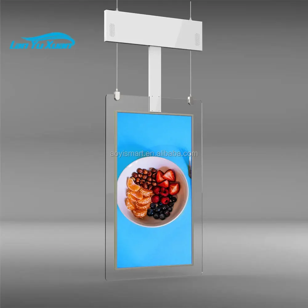 

AOYI 55 Inch Horizontal Double-sided Screen Advertising Player High Quality Dual Screen Bank Lcd Advertising Screen