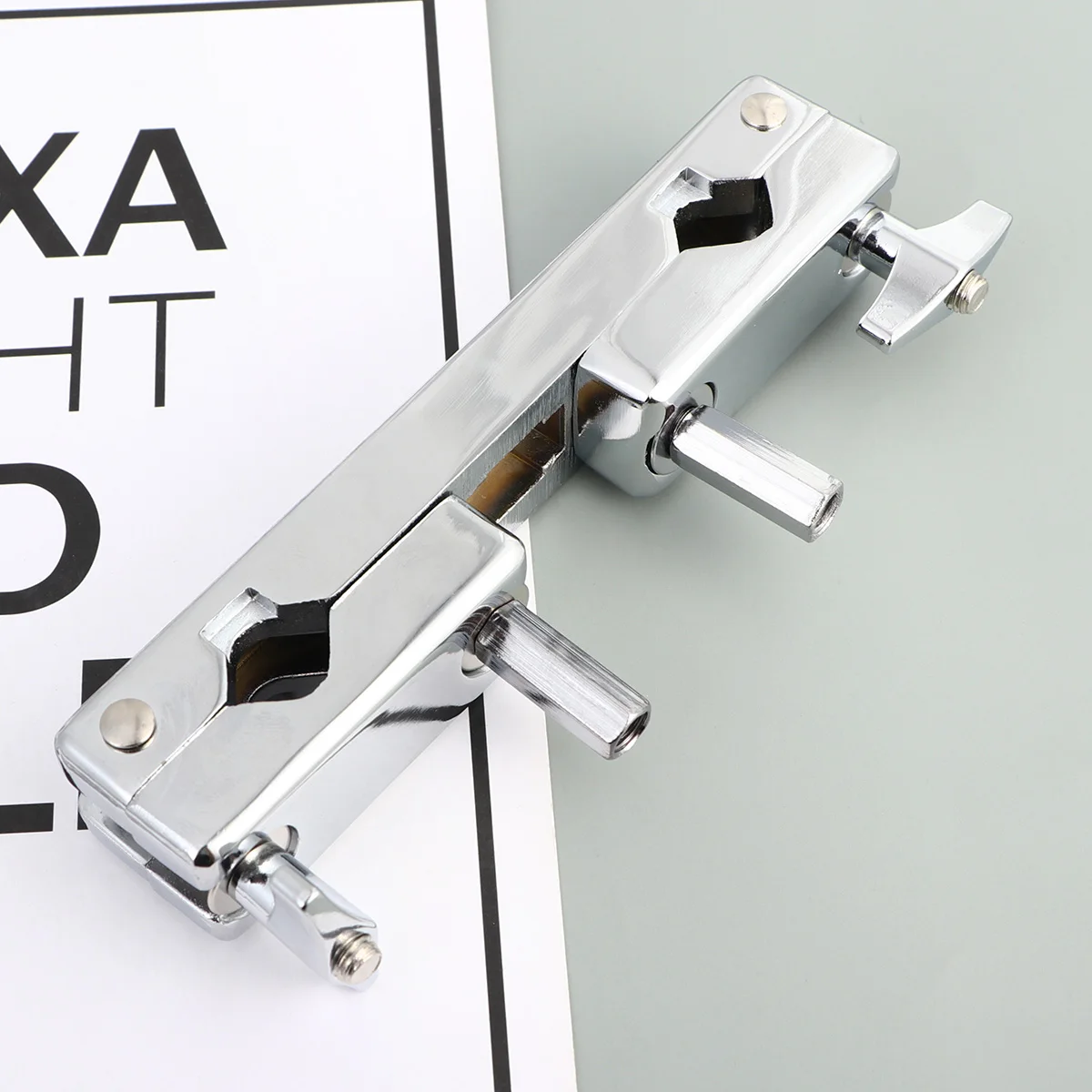 

Drum Clamp Balance Multi-function Clip Double Mouth Universal Accessory Silver Holder