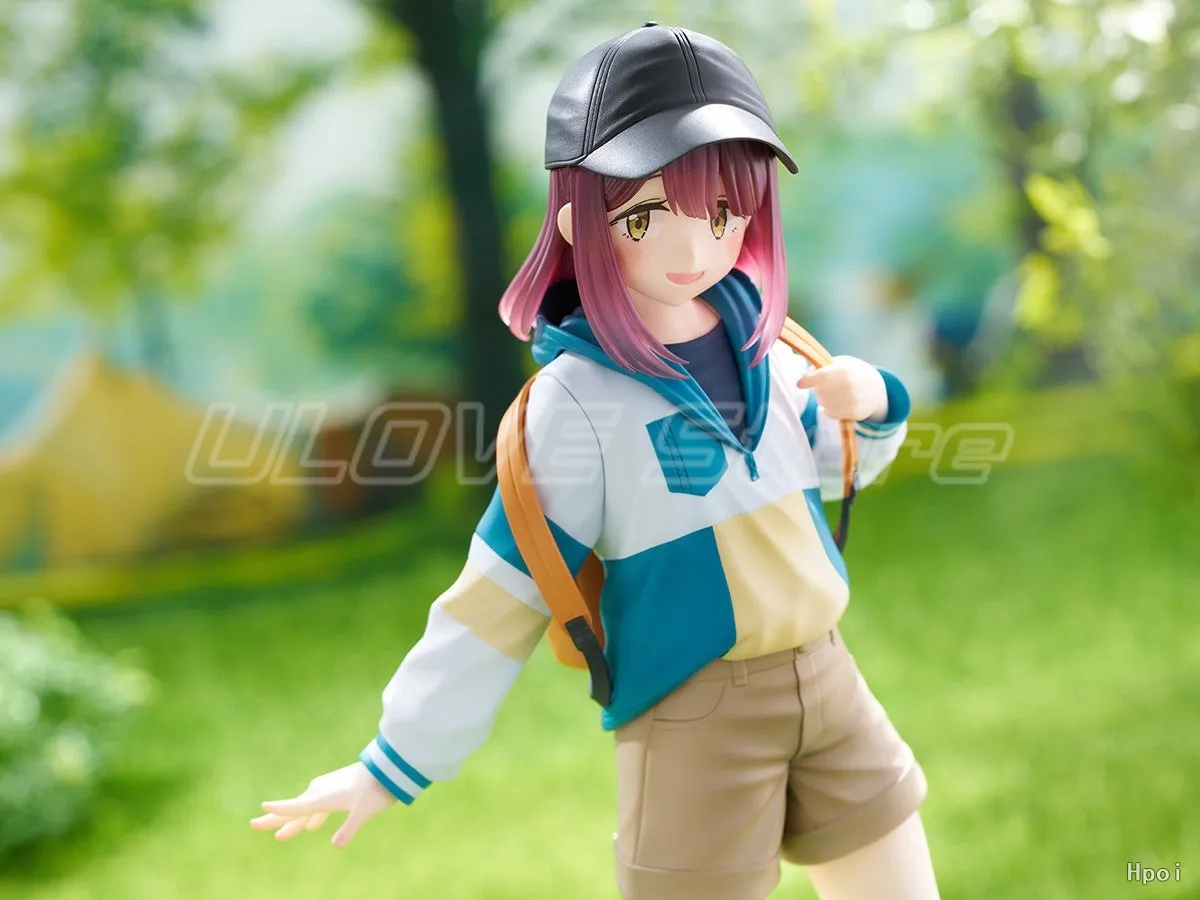 Disponibile Originale FuRyu TENITOL LAID-BACK CAMP Ayano Toki Animazione Figura Modello Collezione Ornamenti Regalo