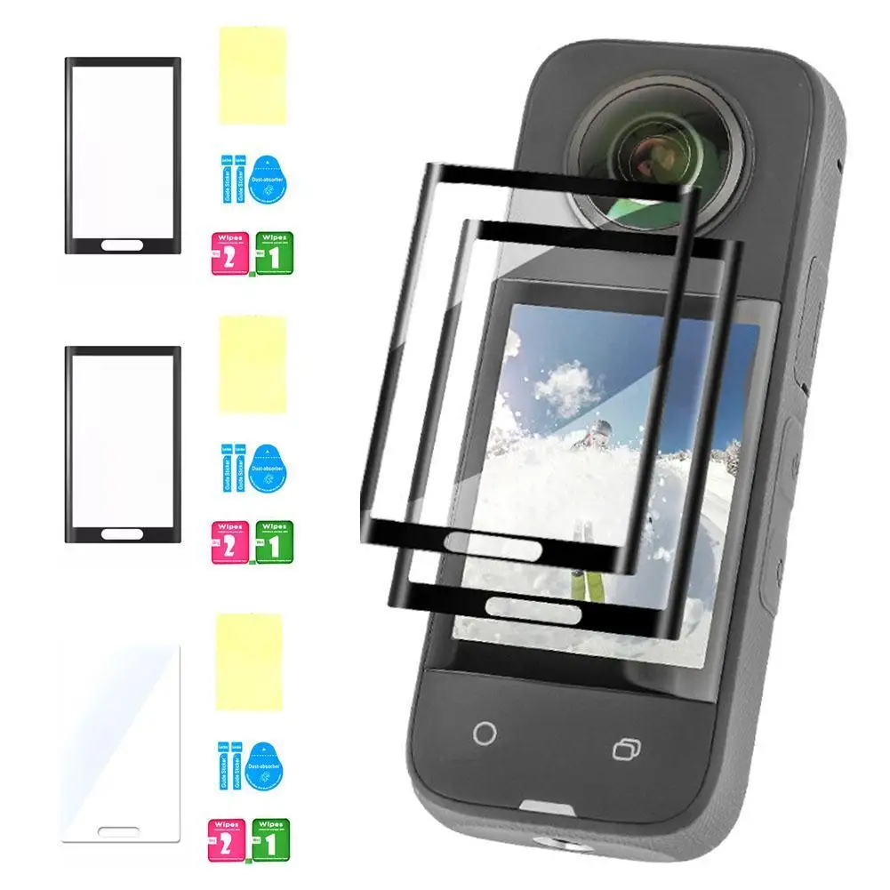 Lens Protective Film For Insta360 X5 Camera Protector Film Tempered Glass/soft Film For Insta360 Go 3 Action Camera Accessories