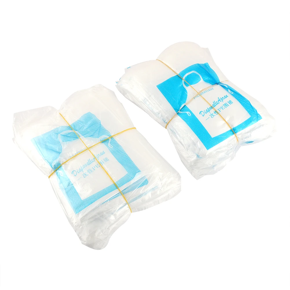 25Pcs Disposable Waterproof Paint Multifunctional Kitchen Apron For Adult Men And Women