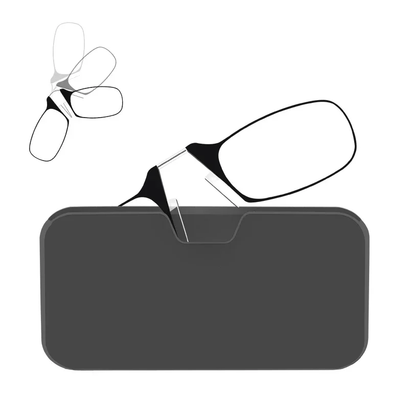 경량 독서 안경 남성 휴대용 폼 코 노안 안경 투명 안경 돋보기 +1.0 ~ +3.0