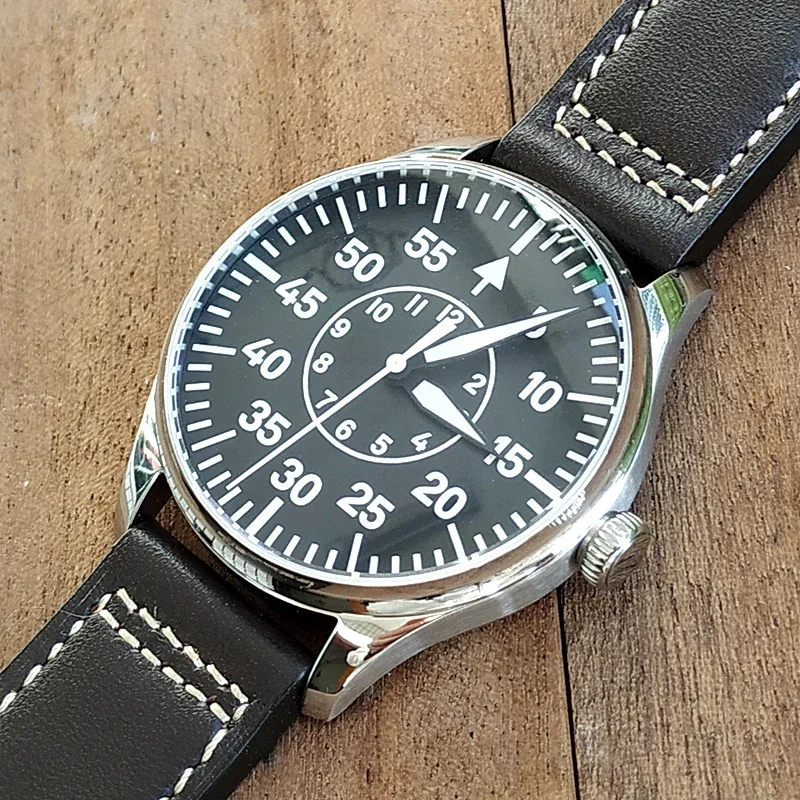 Watch for Man Vintage Pilot Quartz Watch for Seiko Vh31 Movement Sapphire Waterproof Super Luminous Military Wacth Dropshipping