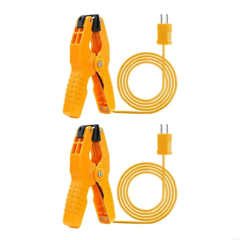 X9FA Pipe Clamp K Type Thermocouple Probe Temperature Sensors Clip For Industrial Electrical Equipment Temperature Monitoring