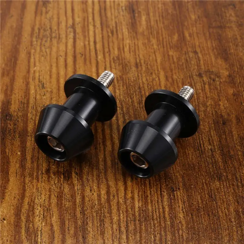 A57E-2Pcs M6 X1.5 Motorcycle Cnc Swing Sliders Spools Stand Screw For Fz01 Fz03 Fz09 Fz10 Yzf R1 R3 R6 R25 R125 R1000