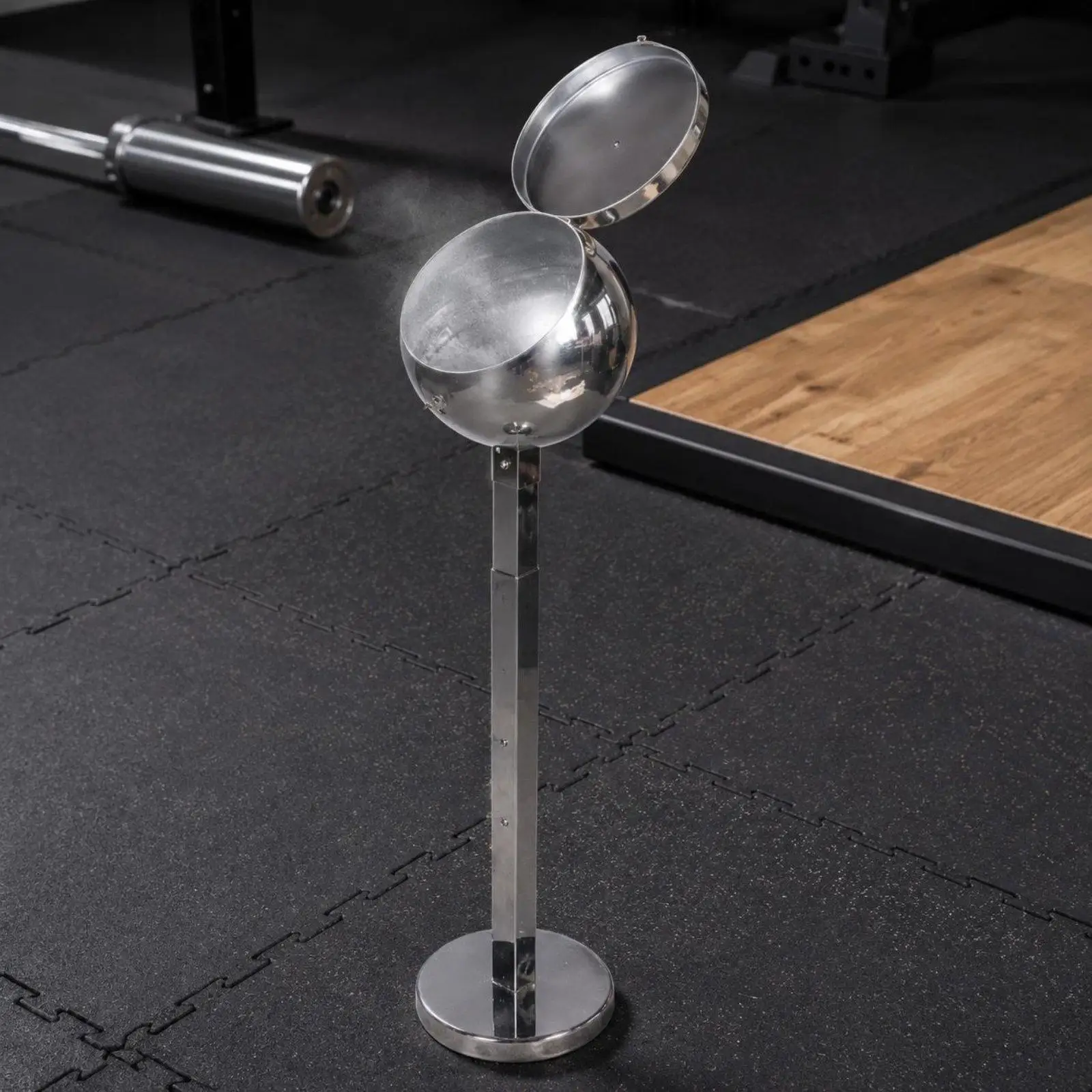 Stand Stainless Steel Adjustable Chalk Dispenser for Lifters