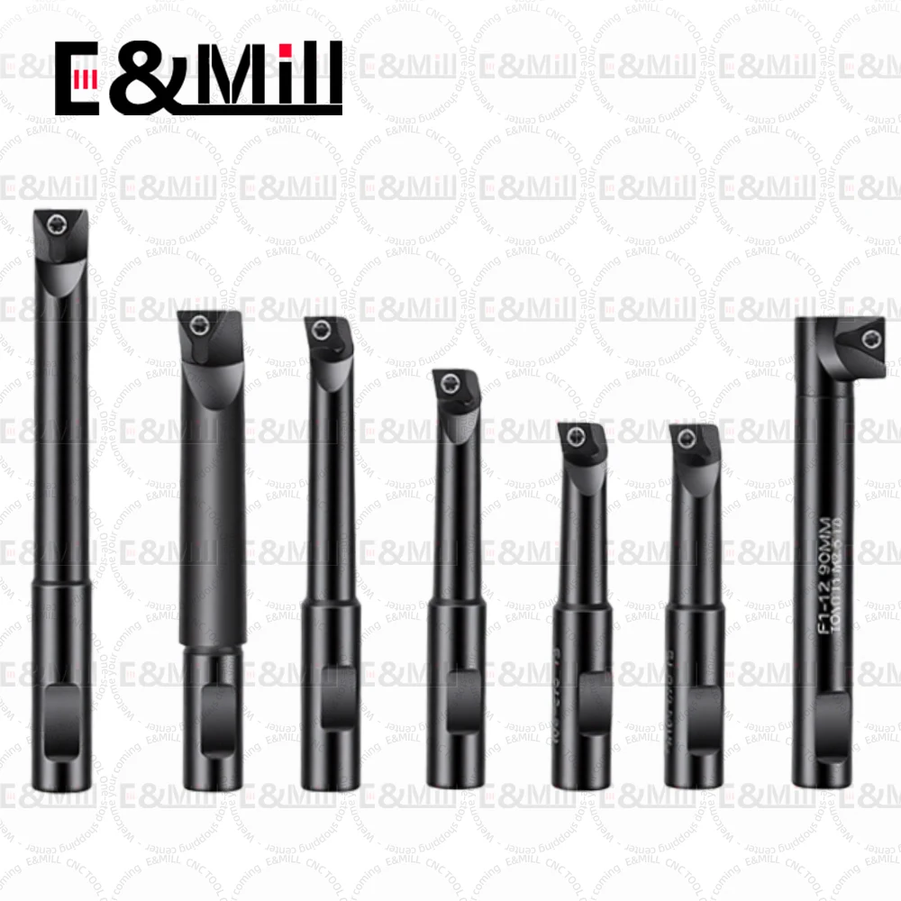 F1 2 بوصة 3 بوصة 50 مللي متر 75 مللي متر مملة رئيس قضيب 12 مللي متر 18 مللي متر مخرطة آلة أداة حامل بار ل CCMT06 TCMT11 مملة إدراج أدوات مقبض #2