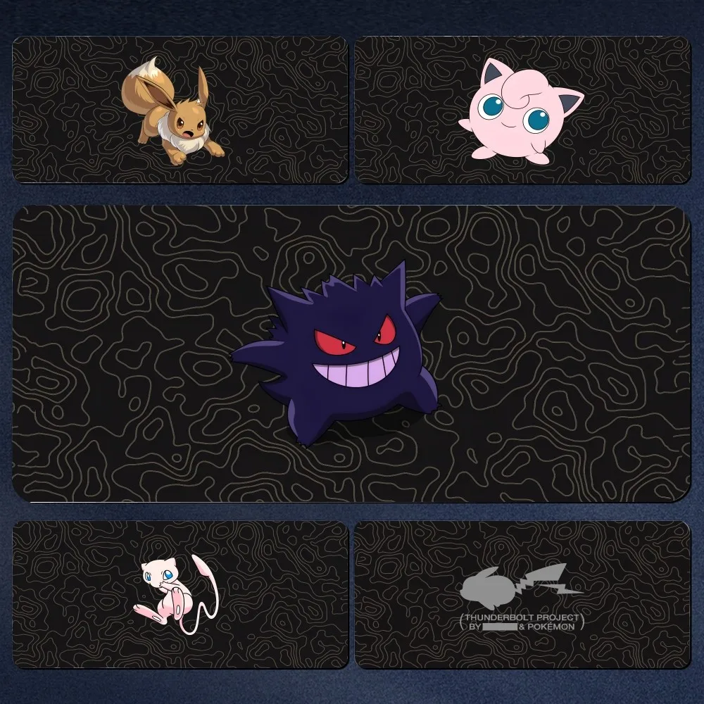 P-Pokemon-Gengar Grande Mousepad Large Gaming Mouse Pad LockEdge Thickened Computer Keyboard Table Desk Mat
