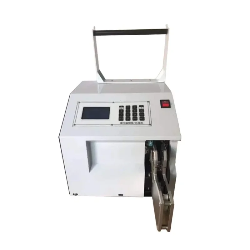 Fully automatic winding and tying machine, network cable, data power cord, tying machine
