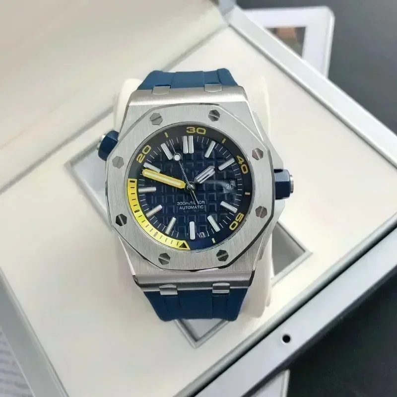 2025 امنح صندوق هدايا جميل سلسلة Hot Offshore Royal Oak حركة ميكانيكية أوتوماتيكية بالكامل للرجال فاخرة ومتميزة