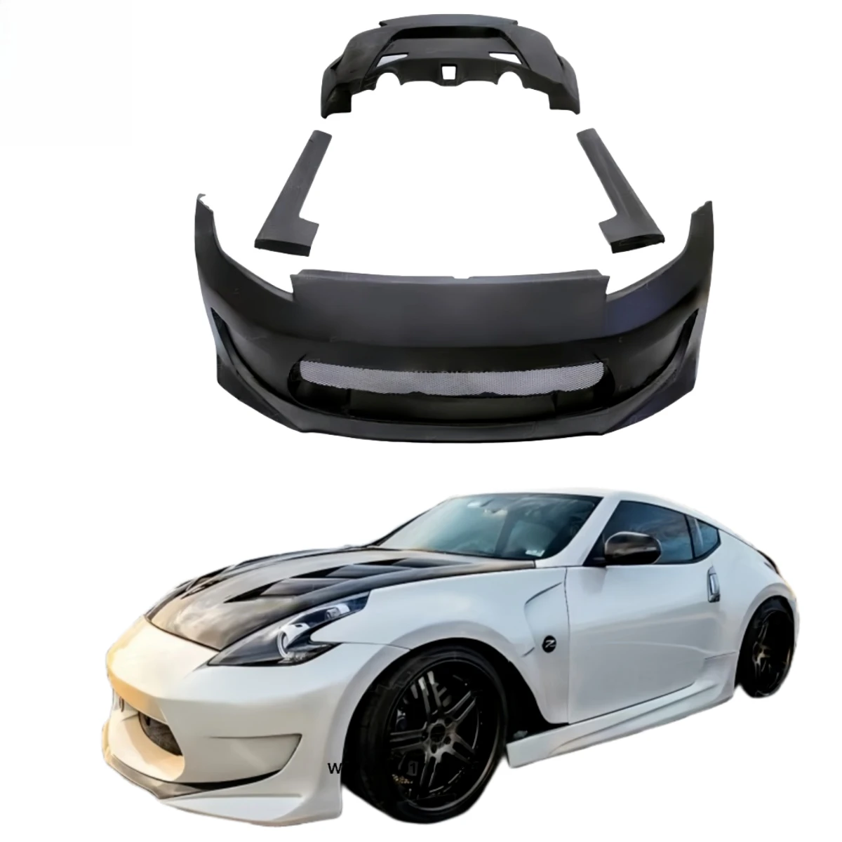 

200-2016 AMUS Style Fiberglass FRP Body Kit Bumper forNissan 370Z Z34