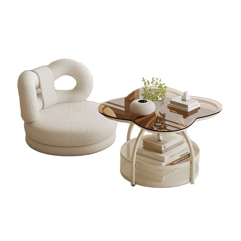 

Bay window coffee table, simple bay window table small table three-piece set