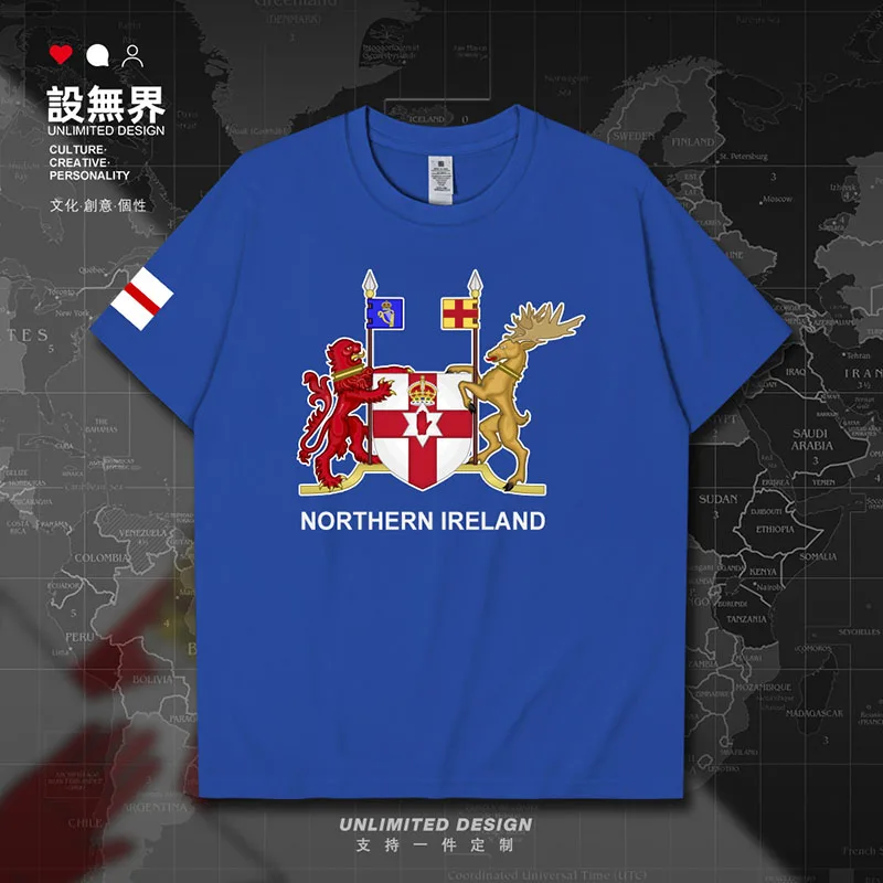 Northern Ireland Irish NIR NI mens t shirt new tops t shirt for men white sporting tracksuit streetwear casual summer clothes