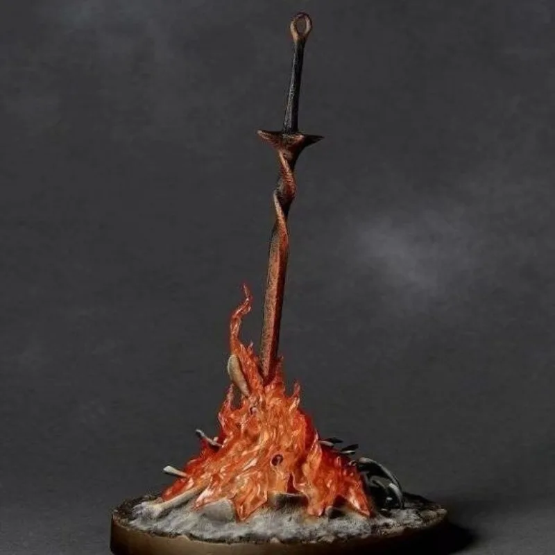 Dark Souls Game Anime Bonfire Lit Action Figure Collectible Toys Desktop Ornament Model Birthday Gifts view 2