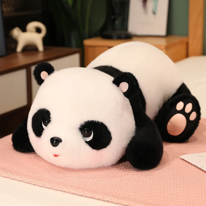 Simulated Giant Panda Plush Toy Pillow Girls Sleeping Pillow National Treasure Giant Panda Doll Birthday Gift Children\'s Toy