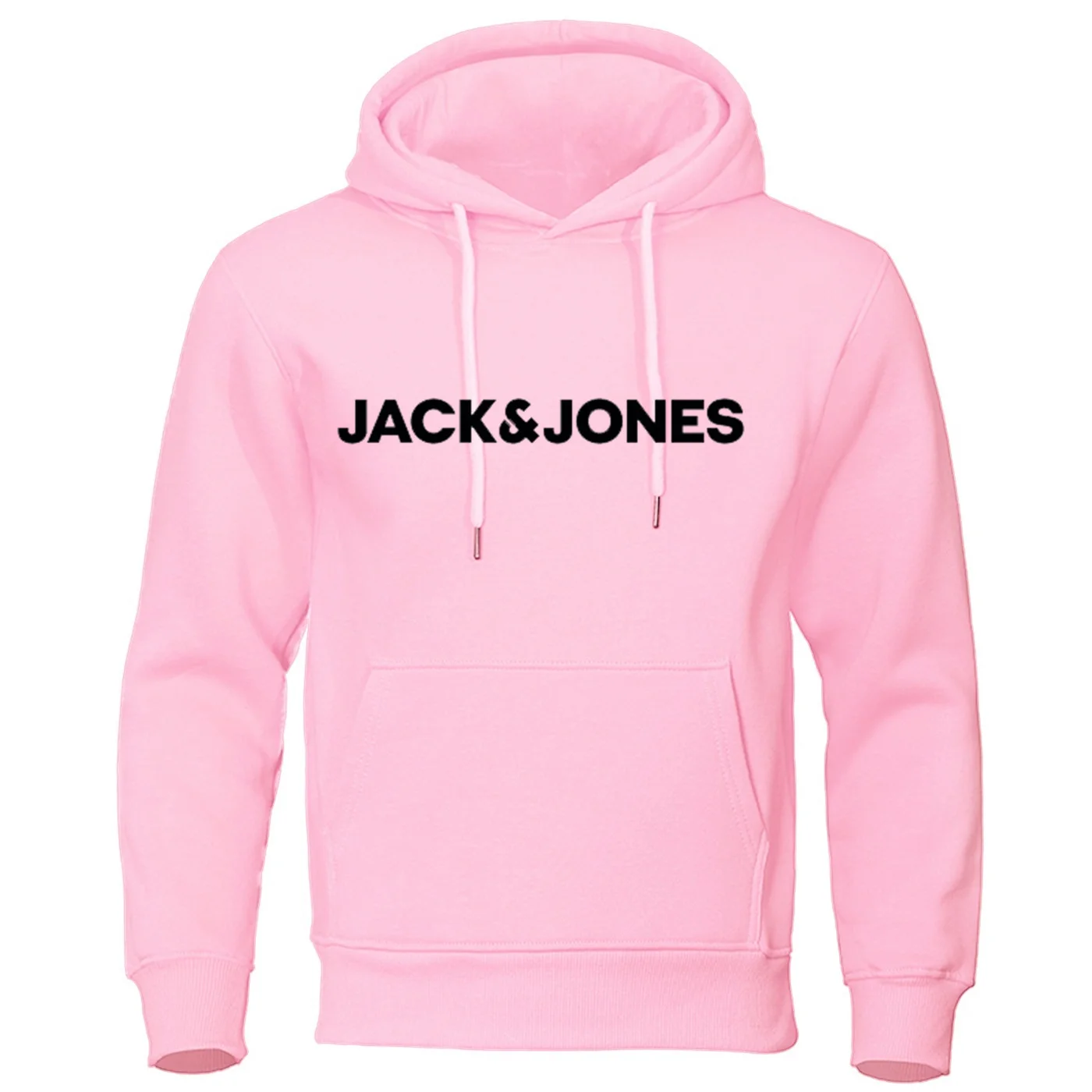 Jack and Jones trendy fashion casual sportswear comfortable printed loose top pullover men\'s hooded sweatshirt street wear