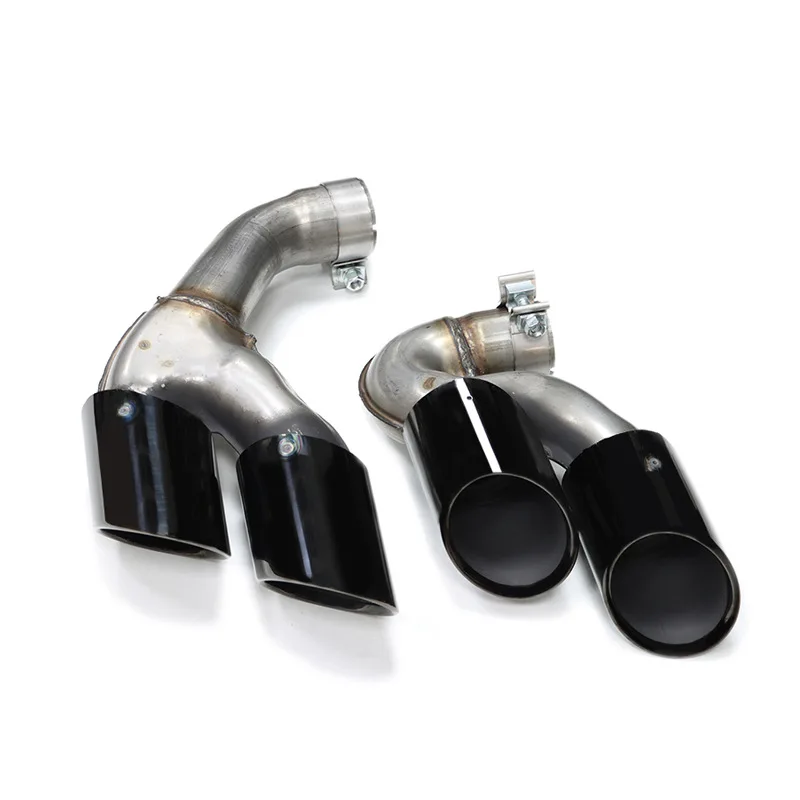 BMW의 새로운 X5X6X7G05G06 배기 파이프 개조용 스테인리스 스틸 블랙 테일 파이프