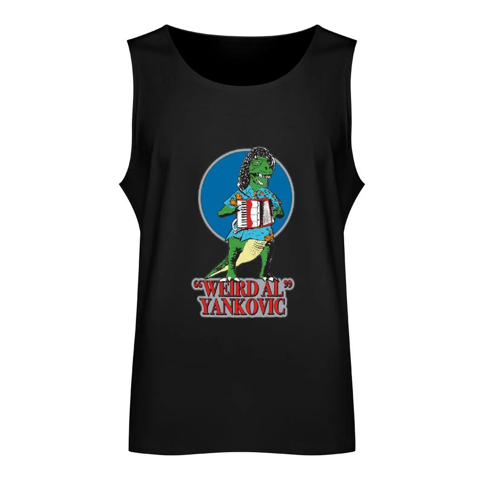 Classic Art Dino Weird AL Yankovic Tank Top gym clothes men Man clothes for gym