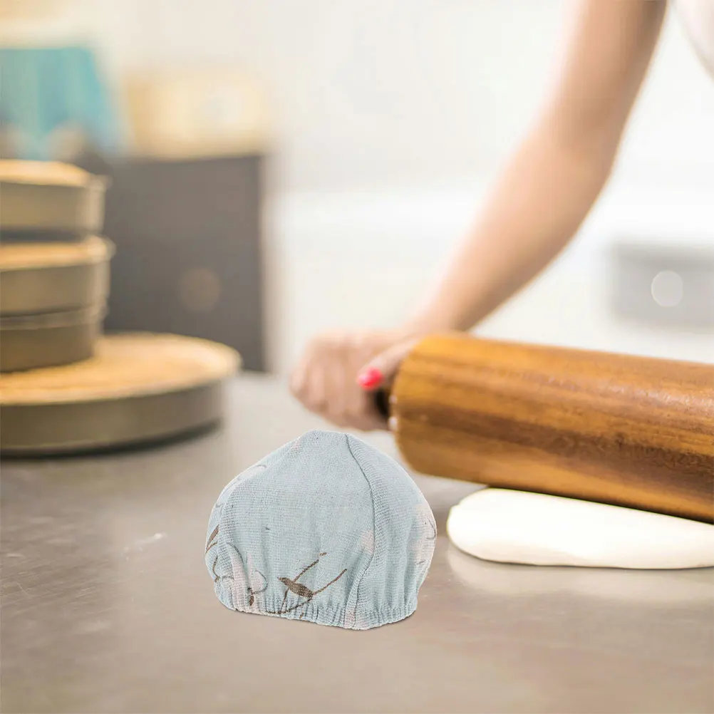 

4pcs Cotton Linen Bread Proofing Reusable Cloth Bowl Jar Covers Breathable Sourdough Starter Jars Baking Bags Fermenting