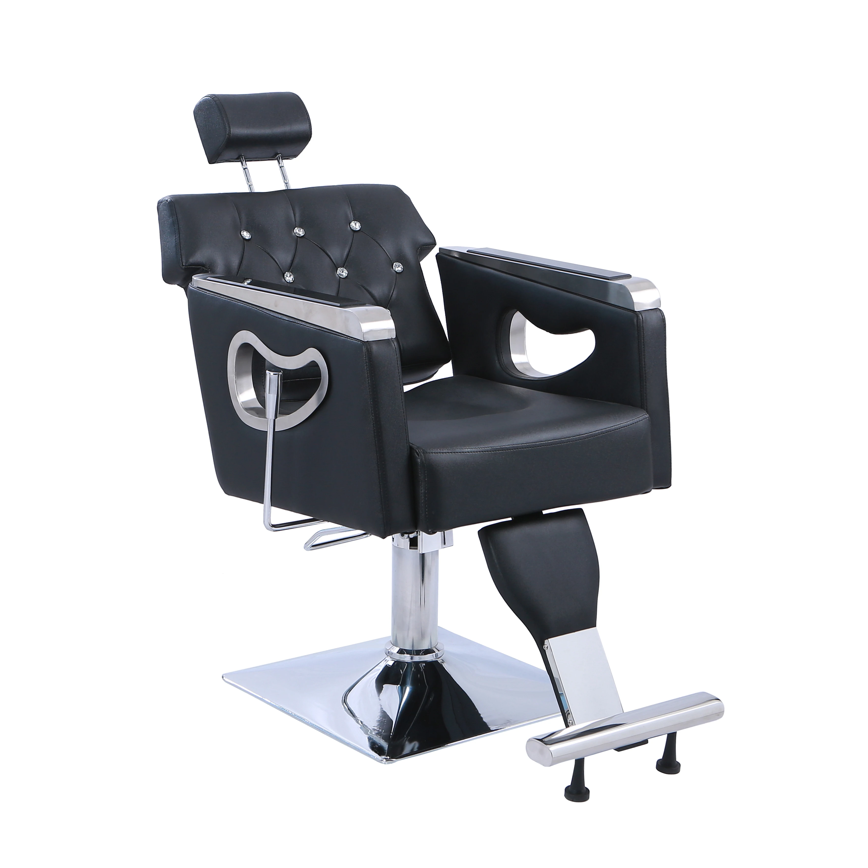 

Adjustable Reclining Ergonomic Support Modern Hydraulic Barber Chair For Professional Salons