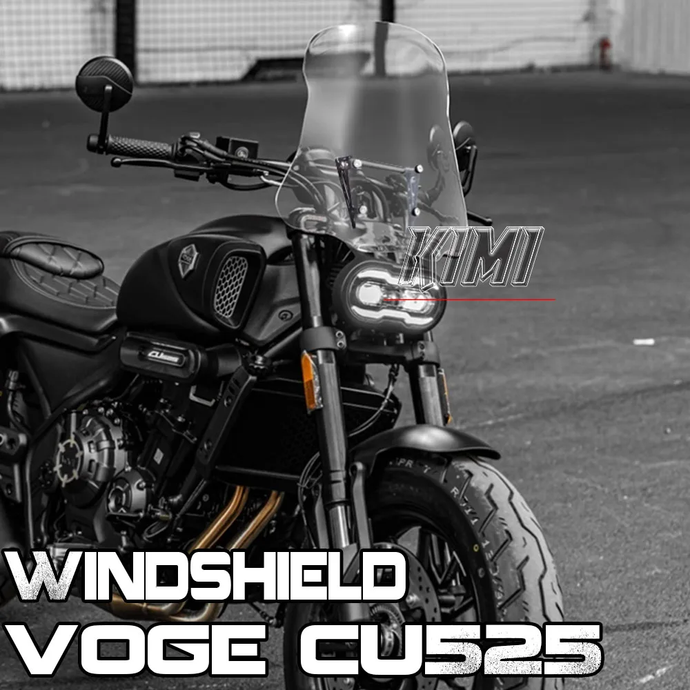 For VOGE CU525 Motorcycle Windshield Modified Windshield Modified Front Windshield Installing Bracket With Extended Crossbar