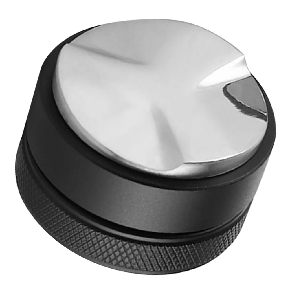 

Espresso Coffee Distributor Stainless Steel Base Adjustable Height Nonslip Handle Low Profile Design for Home Cafe