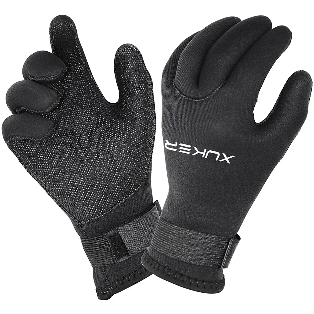 Guantes de neopreno para buceo, Manoplas de 3mm y 5mm que mantienen el calor para esnórquel, remar, surf, kayak, canoa, pesca submarina, esquí,