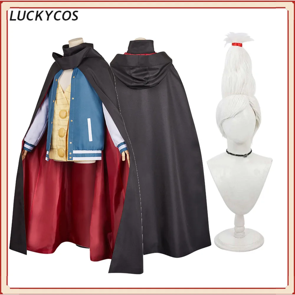 

Хэллоуин Карнавал Seiko Ayase Dandadan Косплей Парики Пальто Плащ Рубашка Костюм Одежда Партии Костюм Аниме Ролевая Игра Женская Одежда