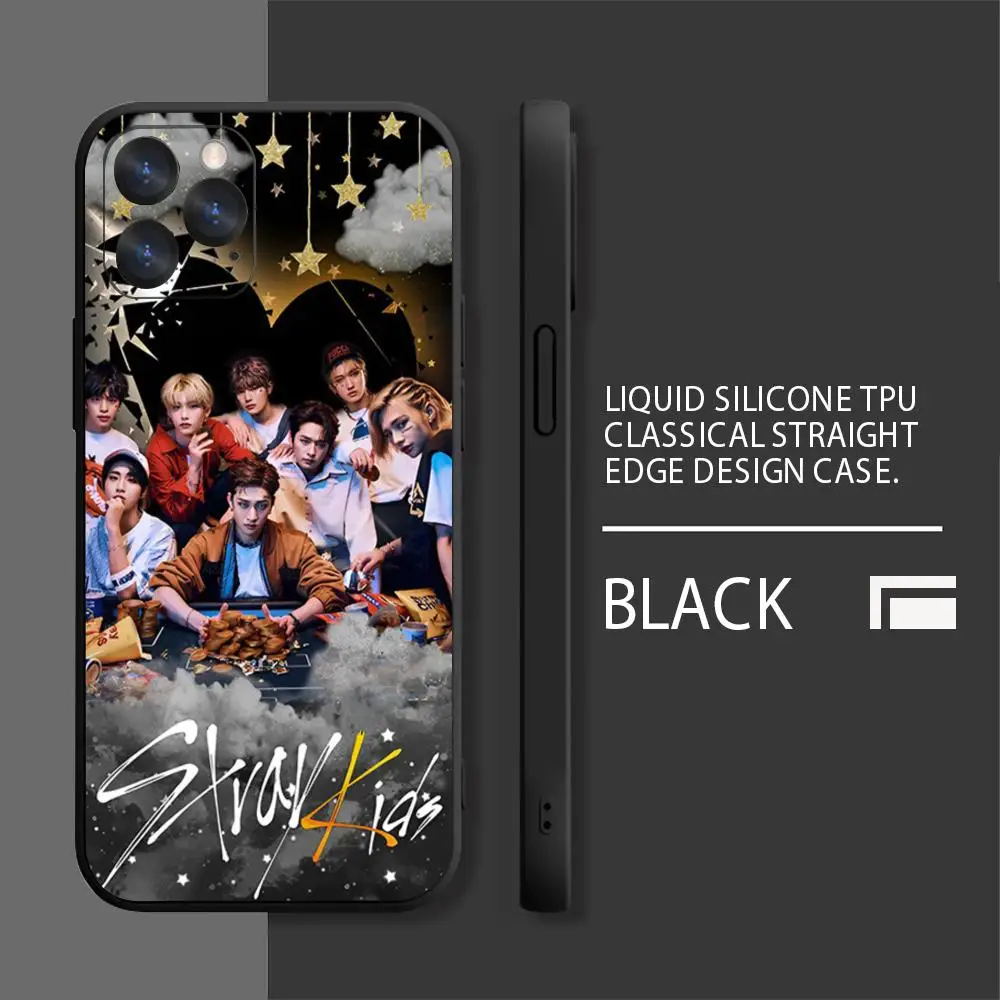 S-Stray K-Kids-S Phone Case For Iphone 16 15 14 13 Pro Max Mini 11 12 Xr X Xs 7 8 Plus Cover