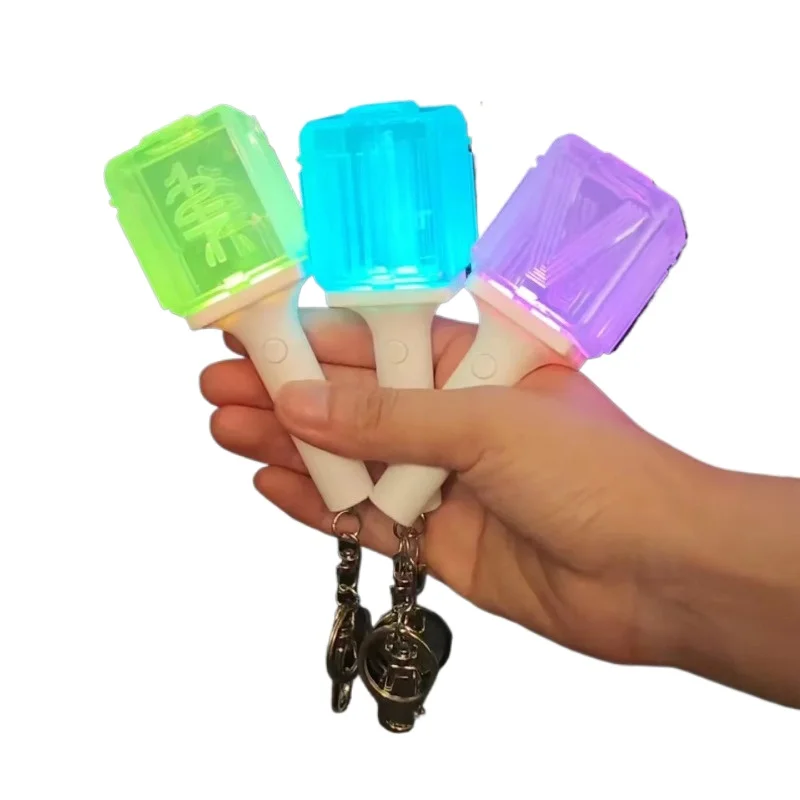 New Kpop Mini Light Stick Keychains Creative Dream 127 Beauty Fans Gifts