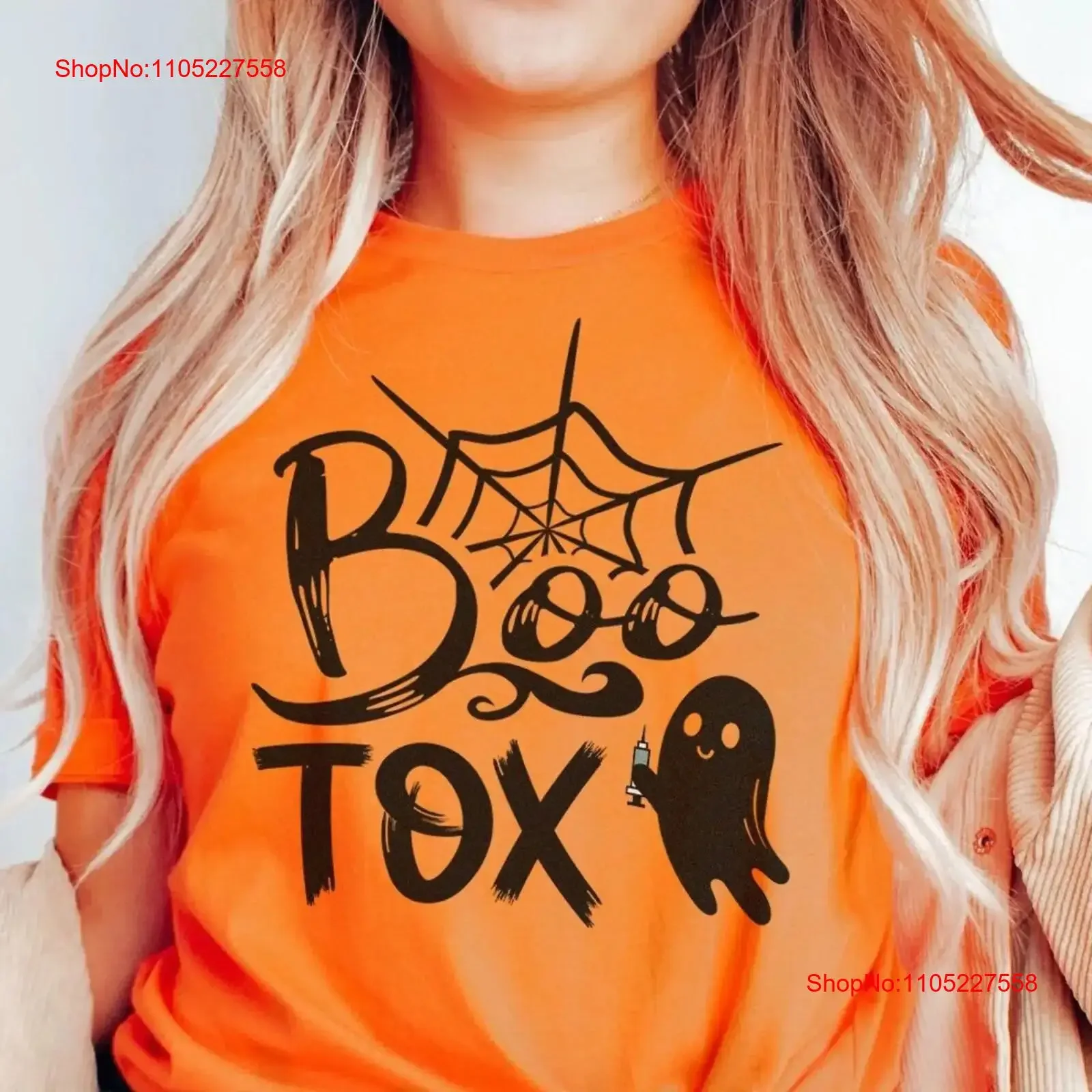 Camiseta de Halloween BOO Tox Nurse Injector, para profissionais de Botox e Dysport, médicos, enfermeiros, esteticistas, médicos de medicina Plástica, especialistas em injetáveis, com tema vintage.